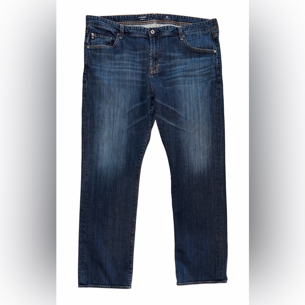 AG Adriano Goldschmied Jeans 42x34 The Protege Straight Leg Blue Stretch 43x34 - Picture 3 of 11